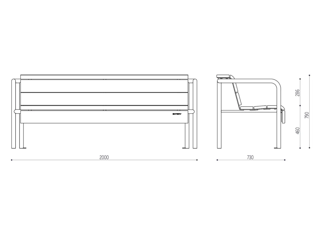 Extery-park-bench-Veer-measures-pargipink-Veer-moodud